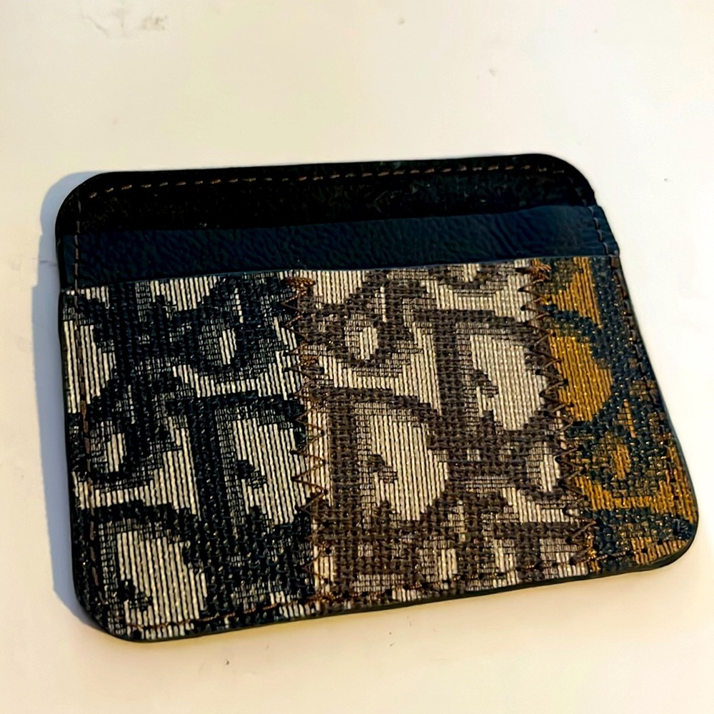 Dior Custom Stitched Card Case Men’s Wallet